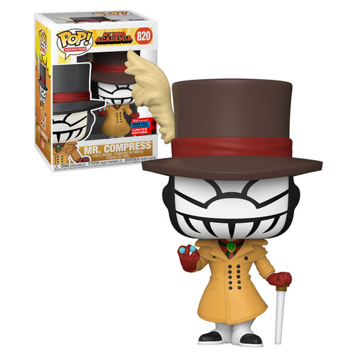 Funko POP! My Hero Academia #820 Mr Compress - Funko 2020 New York Comic Con (NYCC) Limited Edition - New, Mint Condition
