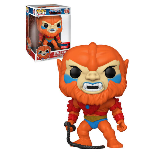 Funko POP! Television Masters Of The Universe #1039 Beast Man Super Sized 10” - Funko 2020 New York Comic Con (NYCC) Limited Edition - New, Mint