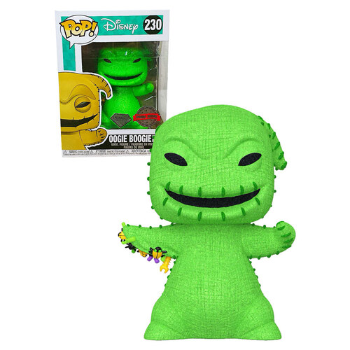 Funko POP! Disney The Nightmare Before Christmas #230 Oogie Boogie Green (Diamond Collection Glitter) - New, Mint Condition