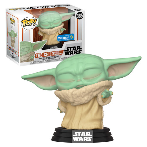 Funko POP! Star Wars The Mandalorian #385 The Child (aka Baby Yoda) Force Wielding - Limited Walmart Exclusive - New, Mint Condition