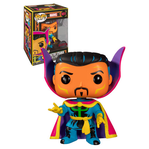 Funko POP! Marvel #651 Doctor Strange (Black Light) - New, Mint Condition