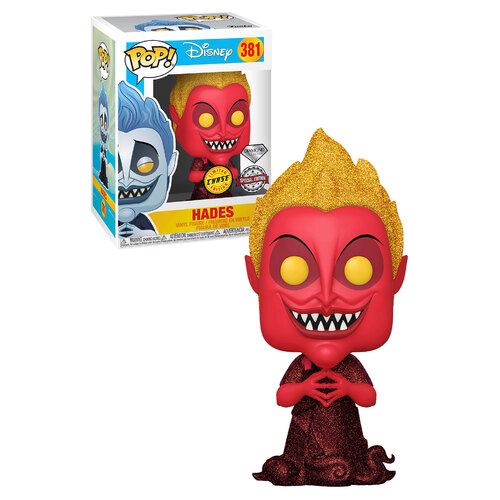 Funko POP! Disney #381 Hades (Diamond Collection Glitter) - Limited Chase Edition - New, Mint Condition