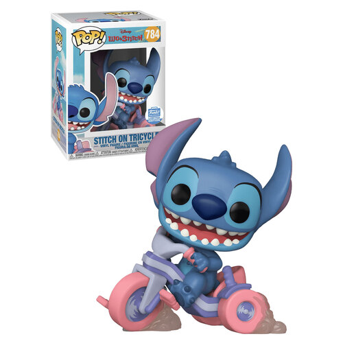 stitch on tricycle funko