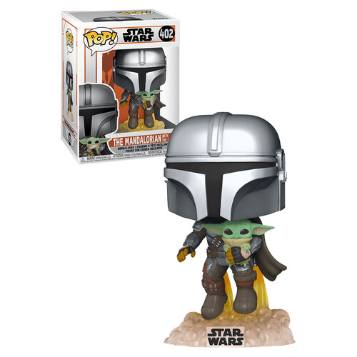 Funko POP! Star Wars The Mandalorian #402 The Mandalorian With The Child - New, Mint Condition
