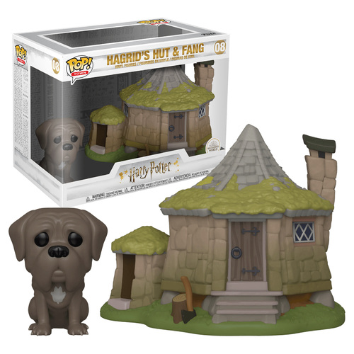 Funko POP! Town Harry Potter #08 Hagrid's Hut & Fang - New, Mint Condition