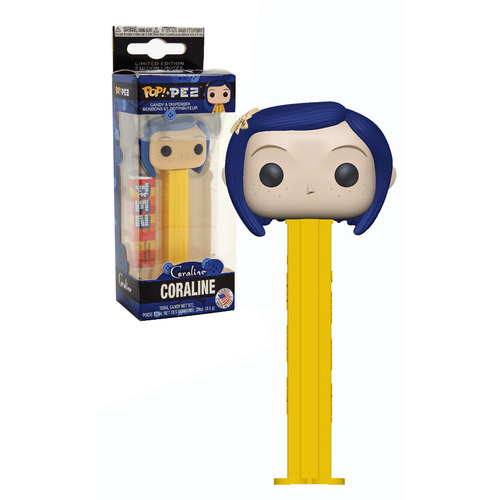 Funko POP! Pez Coraline - Limited Edition Candy & Dispenser - New, Mint Condition