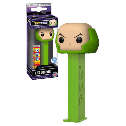 Funko POP! Pez DC Lex Luthor Candy & Dispenser - Funko Shop Limited Edition 1500 Pcs - New, Mint Condition