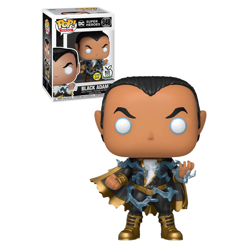 Funko POP! Heroes #348 Black Adam (Glows In The Dark) - Limited Big Apple Exclusive - New, Mint Condition