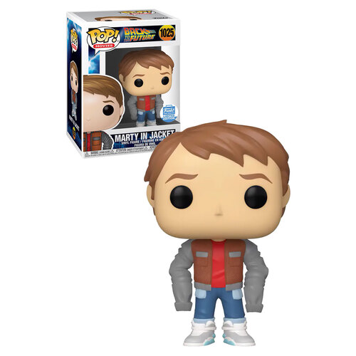 Funko POP! Back To The Future #1025 Marty In Jacket - Limited Funko Shop Exclusive - New, Mint Condition