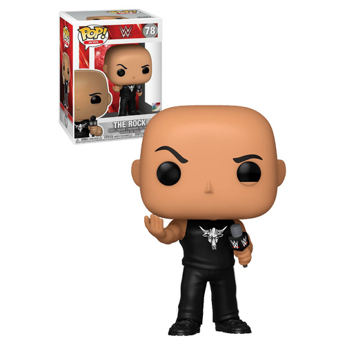 Funko POP! WWE #78 The Rock (With Microphone) - New, Mint Condition