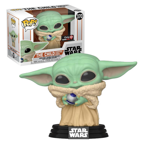 Funko POP! Star Wars The Mandalorian #370 The Child (aka Baby Yoda) With Control Knob - Limited Gamestop Exclusive - New, Mint Condition