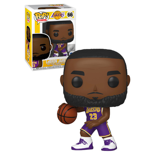 Funko POP! Basketball Los Angeles Lakers #66 Lebron James (Purple Uniform) - New, Mint Condition