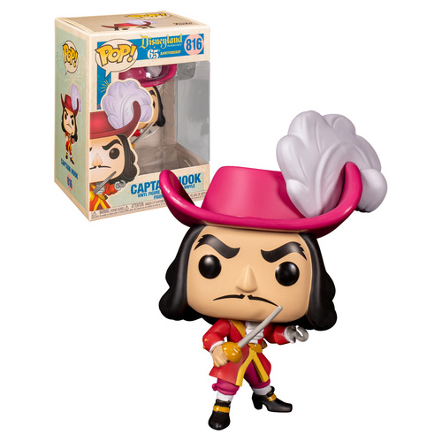 Funko POP! Disney Disneyland 65th Anniversary #816 Captain Hook - New, Mint Condition