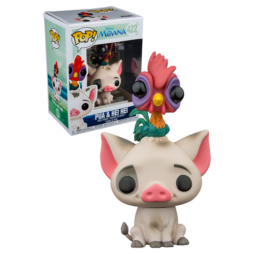 Funko POP! Disney Moana #422 Pua & Hei Hei - New, Mint Condition