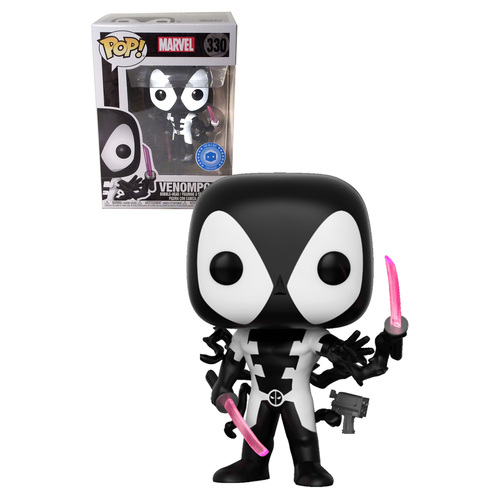 Funko POP! Marvel Deadpool #330 Venompool (Back In Black) - Limited PopInABox Import Exclusive - New, Mint Condition