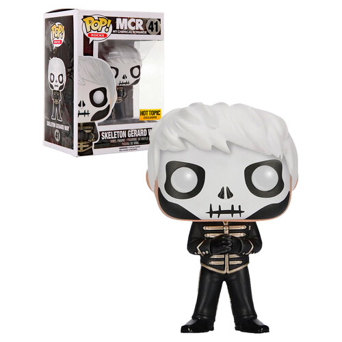 Funko POP! Rocks My Chemical Romance Skeleton Gerard Way - Limited Hot Topic Exclusive New, Mint