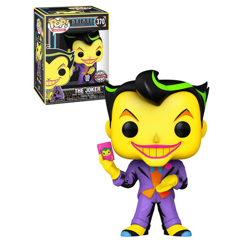 Funko POP! Heroes Batman The Animated Series #370 The Joker (Black Light) - New, Mint Condition
