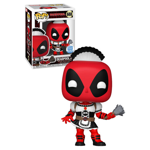 Funko POP! Marvel #688 Deadpool (French Maid) - Limited Funko Shop Exclusive - New, Mint Condition