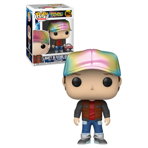 Funko Pop! Movies Back To The Future #962 Marty (Future Outfit - Metallic) POP! Vinyl - New, Mint Condition
