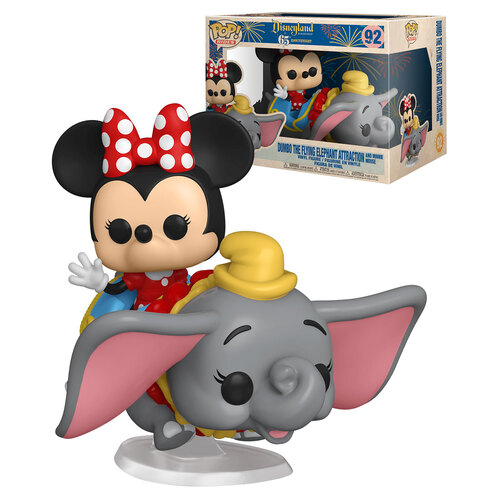 DUMBO FLYING ELEPHANT ATTRACTION AND MINNIE MOUSE FUNKO POP 