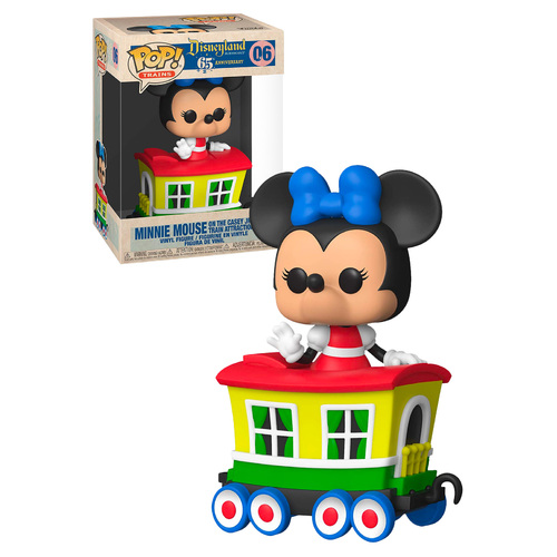 Funko POP! Trains Disneyland 65th Anniversary #06 Minnie Mouse On The Casey Jr. Circus Train Attraction - New, Mint Condition
