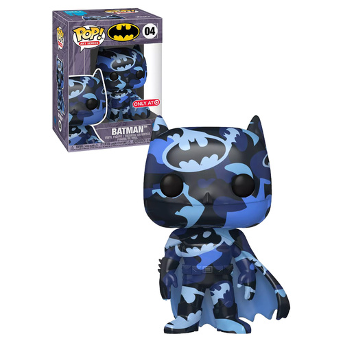 Funko POP! Art Series #04 Batman (Black/Blue) - Limited Target Edition (With Hard Protector) - New, Mint Condition