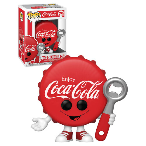 Funko POP! Ad Icons Coca-Cola #79 Coca-Cola Bottle Cap - New, Mint Condition