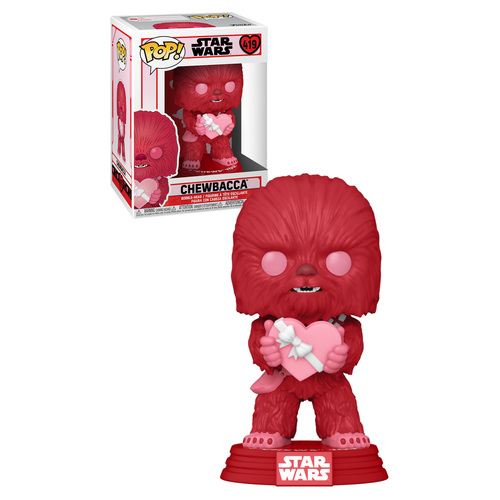 Funko POP! Star Wars Valentines #419 Chewbacca - New, Mint Condition