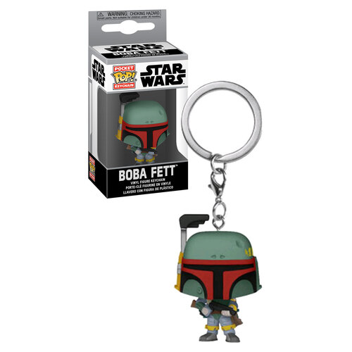 Funko Pocket POP! Star Wars #53055 Boba Fett Pop! Keychain  - New, Mint Condition