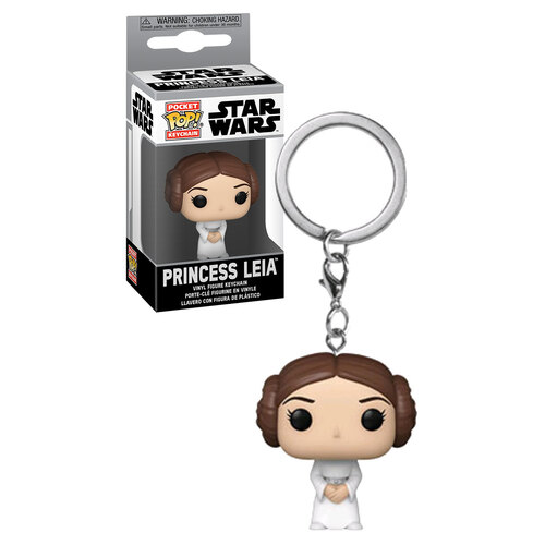 Funko Pocket POP! Star Wars #53050 Princess Leia Pop! Keychain  - New, Mint Condition