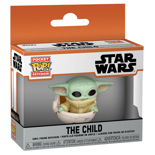 Funko Pocket POP! Keychain Star Wars Mandalorian #53044 The Child (aka Baby Yoda) In Pram - New, Mint Condition