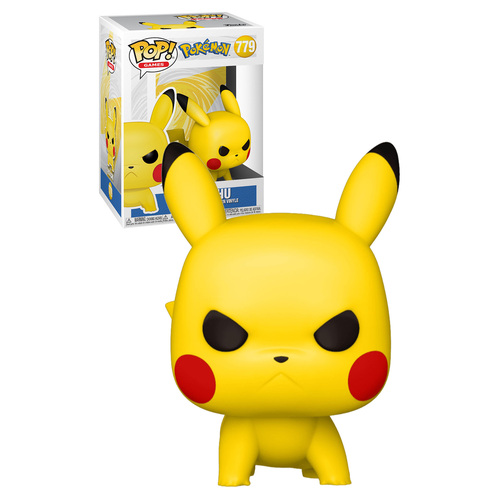 Funko POP! Games Pokemon #779 Pikachu (Angry Crouching) - New, Mint Condition