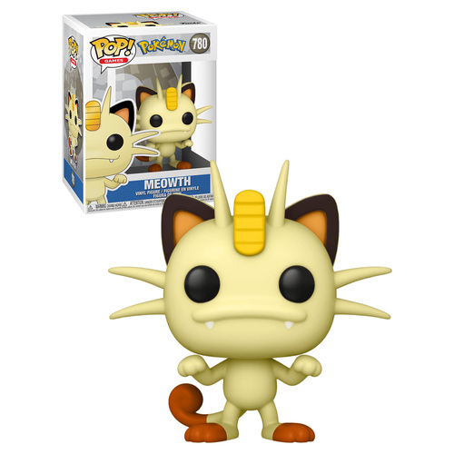 Funko POP! Games Pokemon #780 Meowth POP! Games RS  - New, Mint Condition