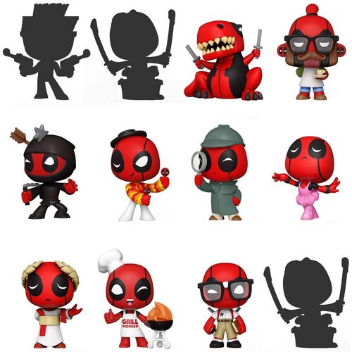 deadpool 30th anniversary mystery minis