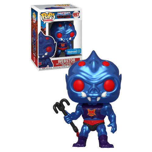 Funko POP! Television Masters Of The Universe #997 Webstor (Metallic) - Limited Walmart Exclusive - New, Mint Condition