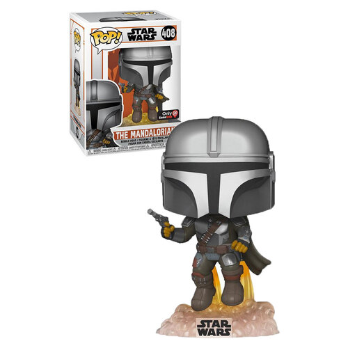 Funko POP! Star Wars The Mandalorian #408 The Mandalorian With Jetpack - Limited Gamestop Exclusive - New, Mint Condition