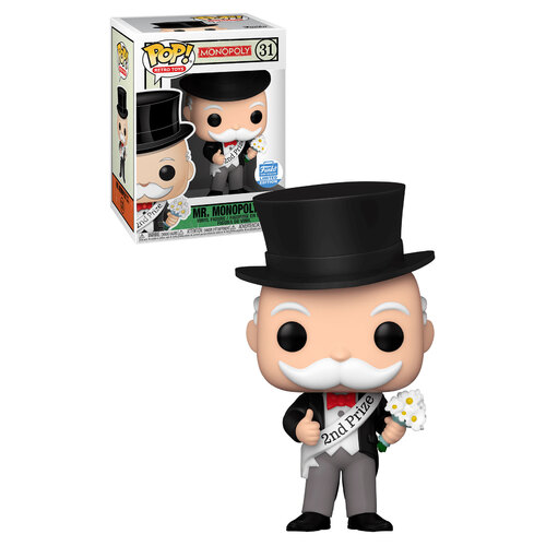 Funko POP! Retro Toys Monopoly #31 Mr Monopoly (Beauty Contest) - Limited Funko Shop Exclusive - New, Mint Condition