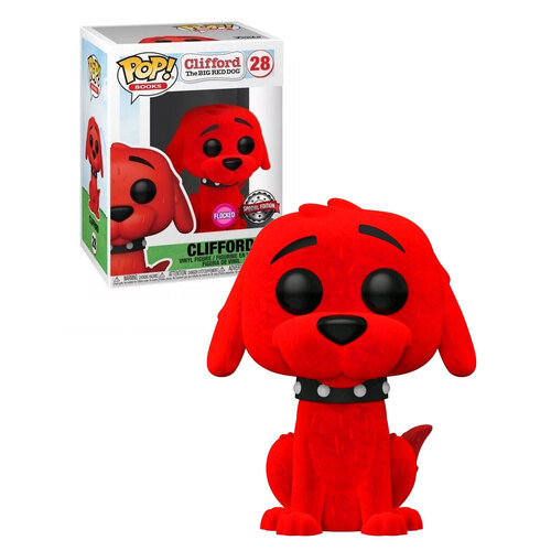 Funko POP! Books Clifford The Big Red Dog #28 Clifford (Flocked) - New, Mint Condition