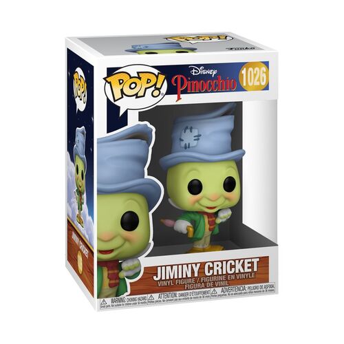 Funko POP! Disney Pinocchio #1026 Street Jiminy 80th Anniversary  - New, Mint Condition