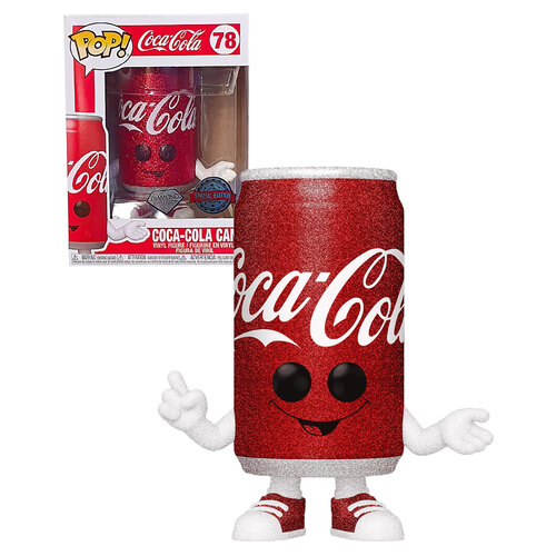 Funko POP! Ad Icons #78 Coca-Cola Can (Diamond Glitter)  - New, Mint Condition
