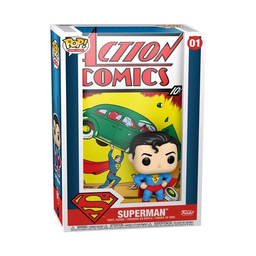 Funko POP! Comic Covers #01 Superman - Action Comics  - New, Mint Condition