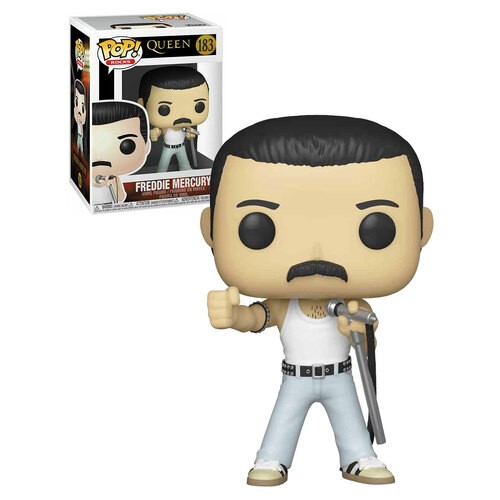 Funko POP! Rocks Queen #183 Freddie Mercury (Radio Gaga) - New, Mint Condition