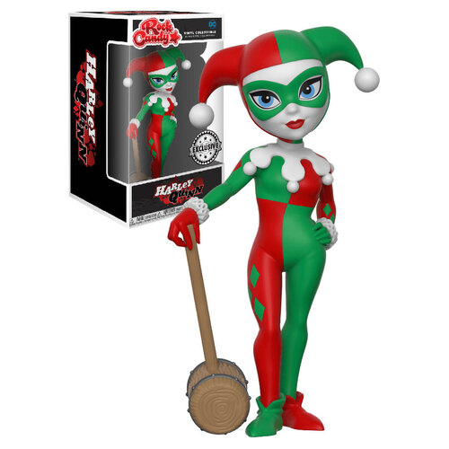 Funko Rock Candy DC Comics #21143 Harley Quinn (Holiday Variant) - New, Mint Condition
