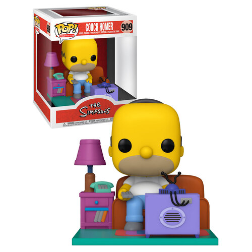 Funko POP! Deluxe The Simpsons #909 Couch Homer - New, Mint Condition