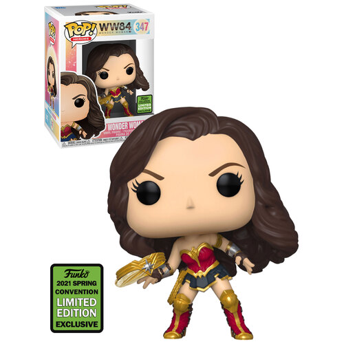 Funko POP! Heroes Wonder Woman #347 Wonder Woman With Tiara - 2021 Emerald City Comic Con (ECCC) Limited Edition - New, Mint Condition