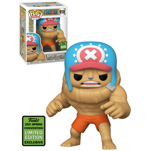 Funko POP! Vinyl One Piece #918 Buffed Chopper - 2021 Emerald City Comic Con (ECCC) Limited Edition - New, Mint Condition