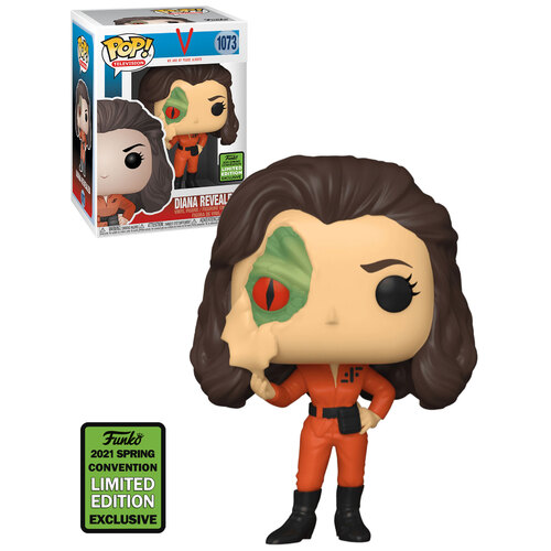 Funko POP! Television V #1073 Diana Revealed - 2021 Emerald City Comic Con (ECCC) Limited Edition - New, Mint Condition