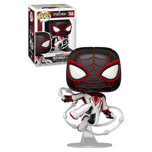 Funko POP! Marvel Spider-Man #768 Miles Morales (T.R.A.C.K. Suit)  - New, Mint Condition