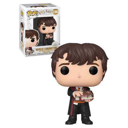 Funko POP! Harry Potter #116 Neville Longbottom With Monster Book - New, Mint Condition