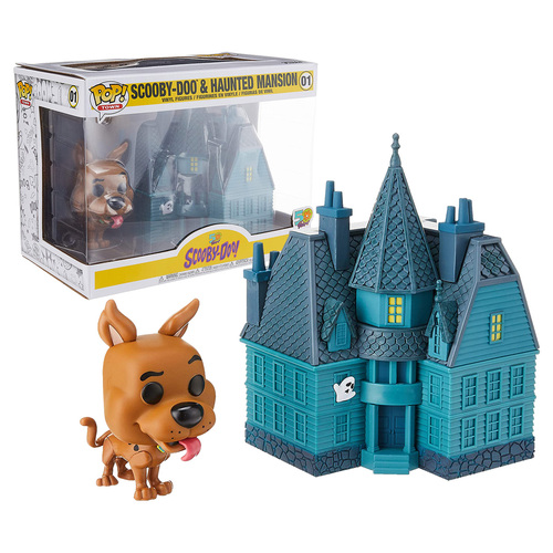 Funko POP! Town Scooby Doo #01 Scooby And Haunted Mansion - New, Mint Condition